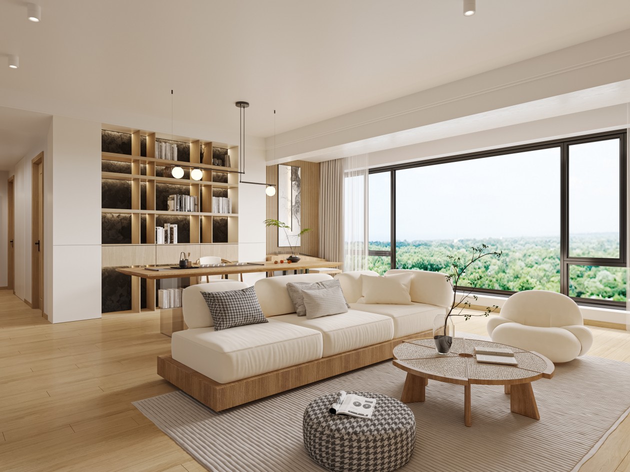 现代简约客餐厅来一组-7