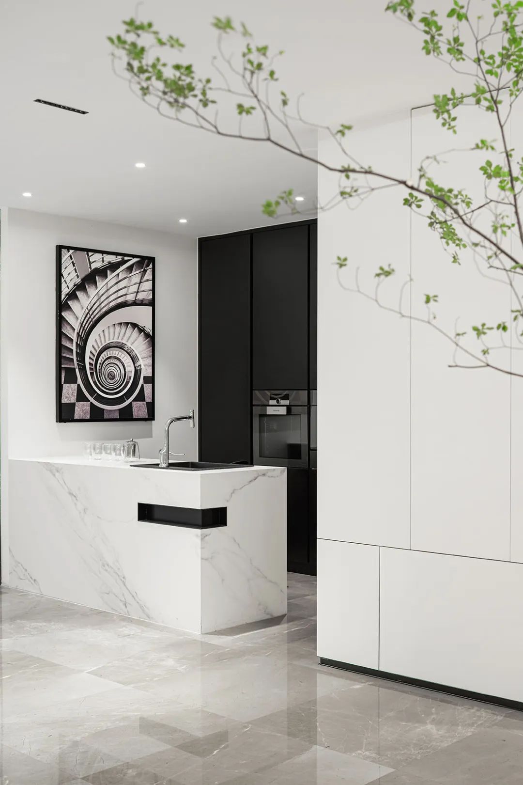 星杰国际设计 | 黑白空间中的留白序幕-15