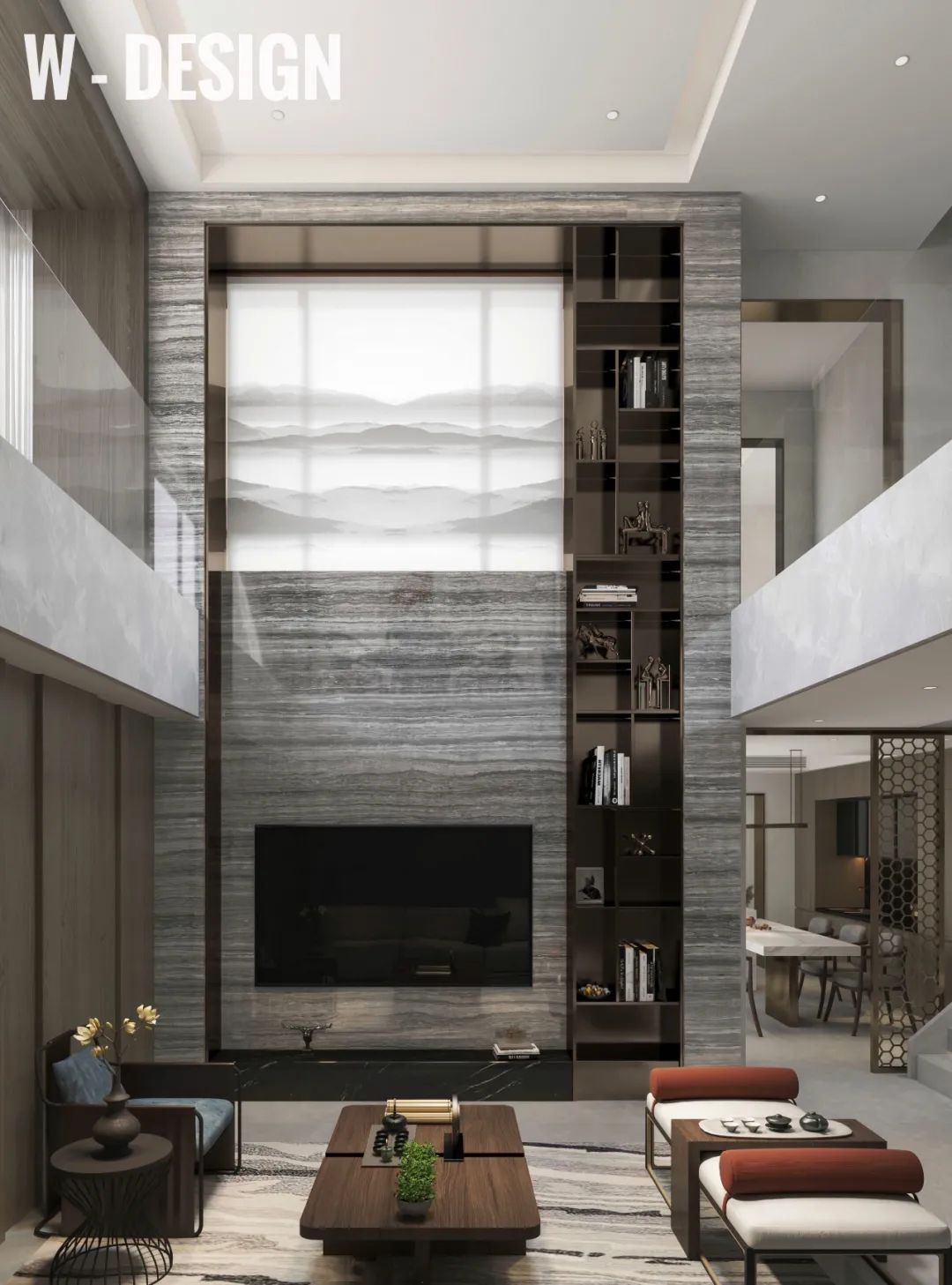 新中式美学 | 龙岩建发首院 380㎡全案设计-4