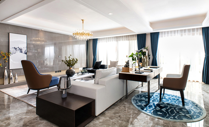 圣远广场三期195㎡精装样板房 | 轻奢风与优雅魅力的完美结合-32