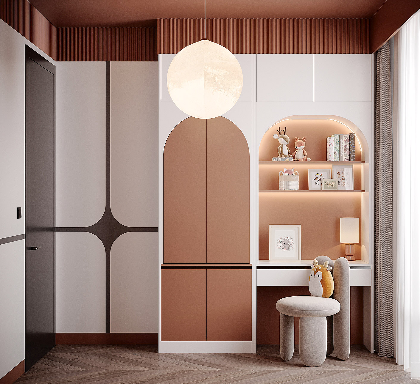 KID room interior design（儿童房室内设计）丨DES MARKO-7