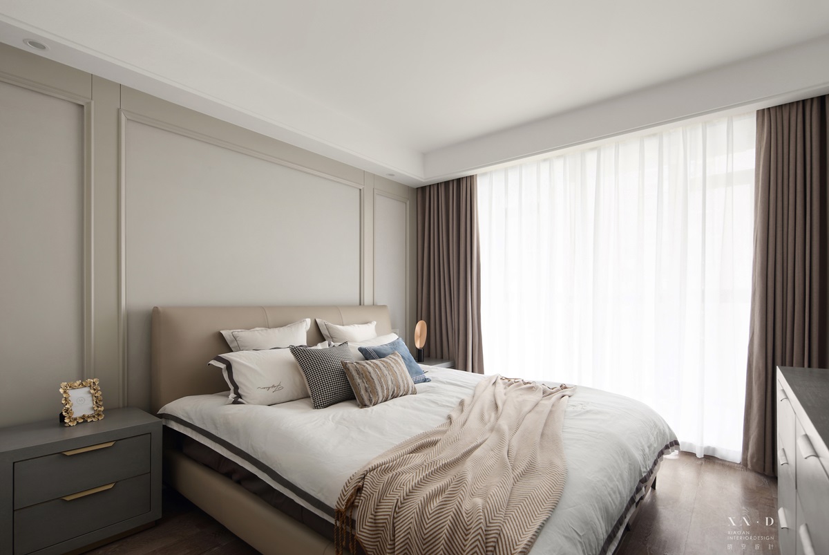 晓安设计 · 虞夏浅梦,融于质感的灰调美式-31
