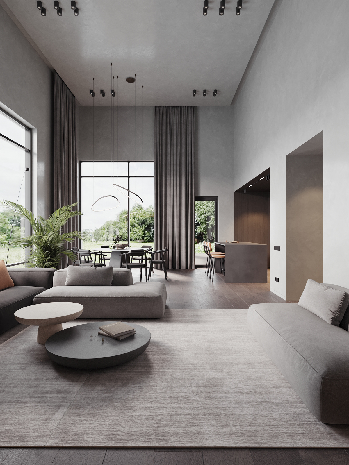 高级灰色系公寓设计-2