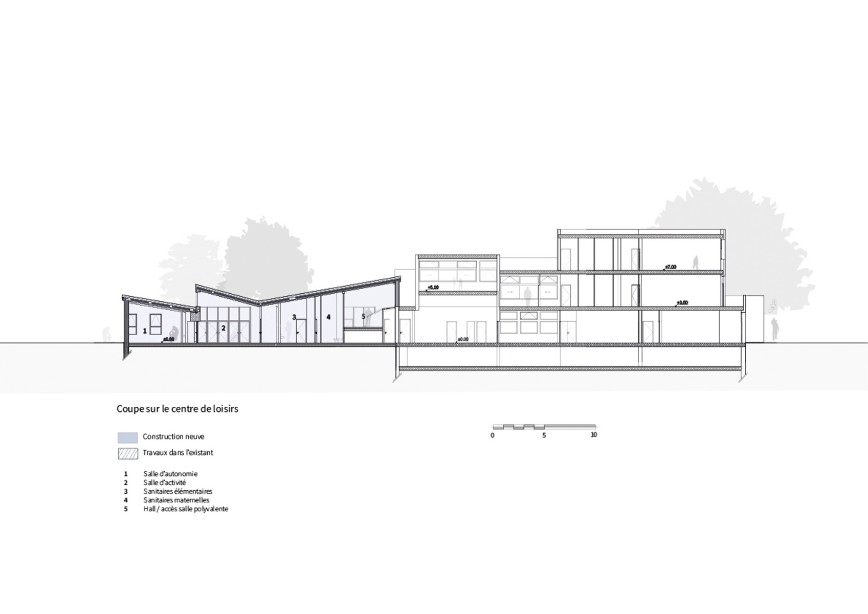 巴黎附近一所小学的翻新项目丨法国丨SOL architecture et urbanisme-65