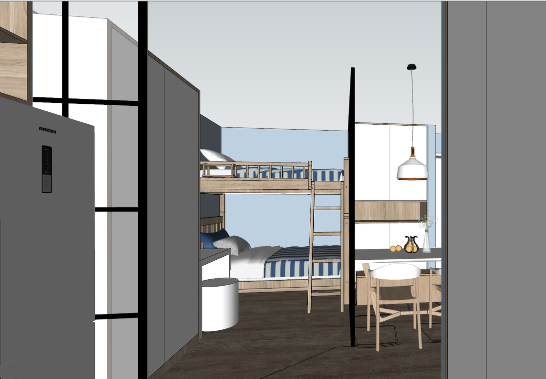 40㎡老破小三代人居住空间改造丨中国北京-27