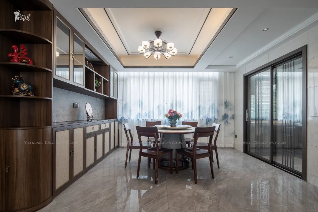 现代江南 · 140㎡新中式圈椅的现代演绎丨中国广州丨艺鸿装饰-26