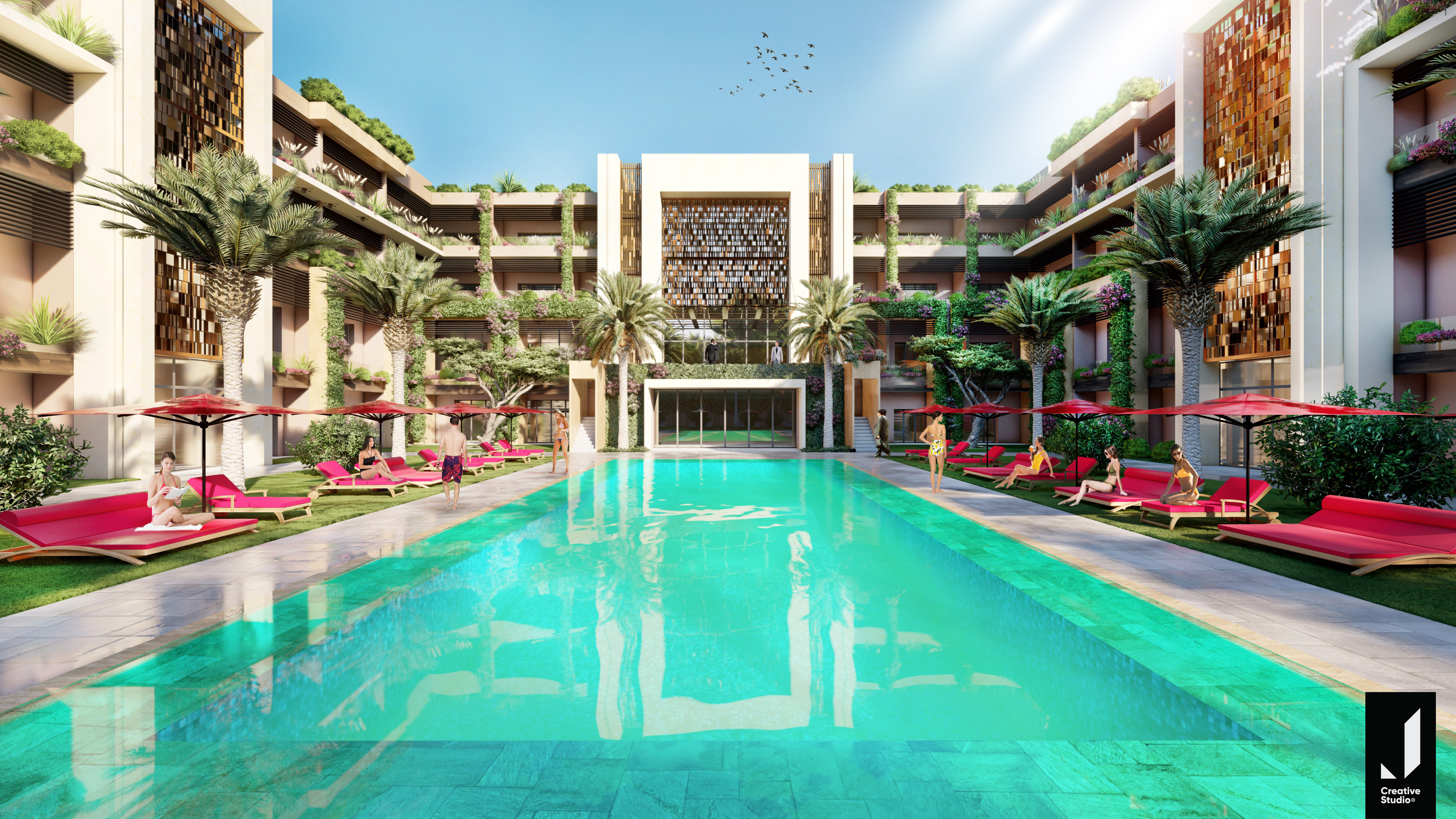 塔尔加广场商业中心丨摩洛哥马拉喀什-4