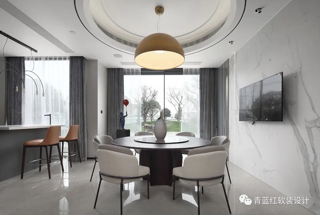 奉化莼湖 450m²别墅,音乐与温度的空间艺术-25