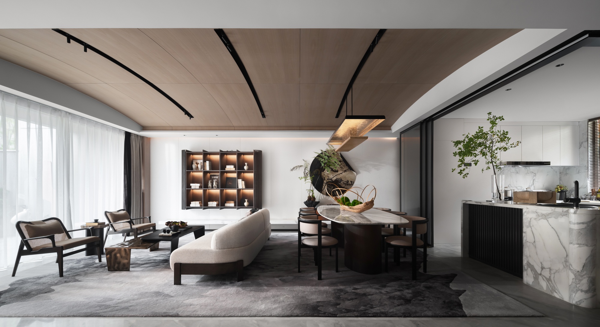 梵镜建筑空间摄影 | 华侨城万科·世纪水岸湖山-5