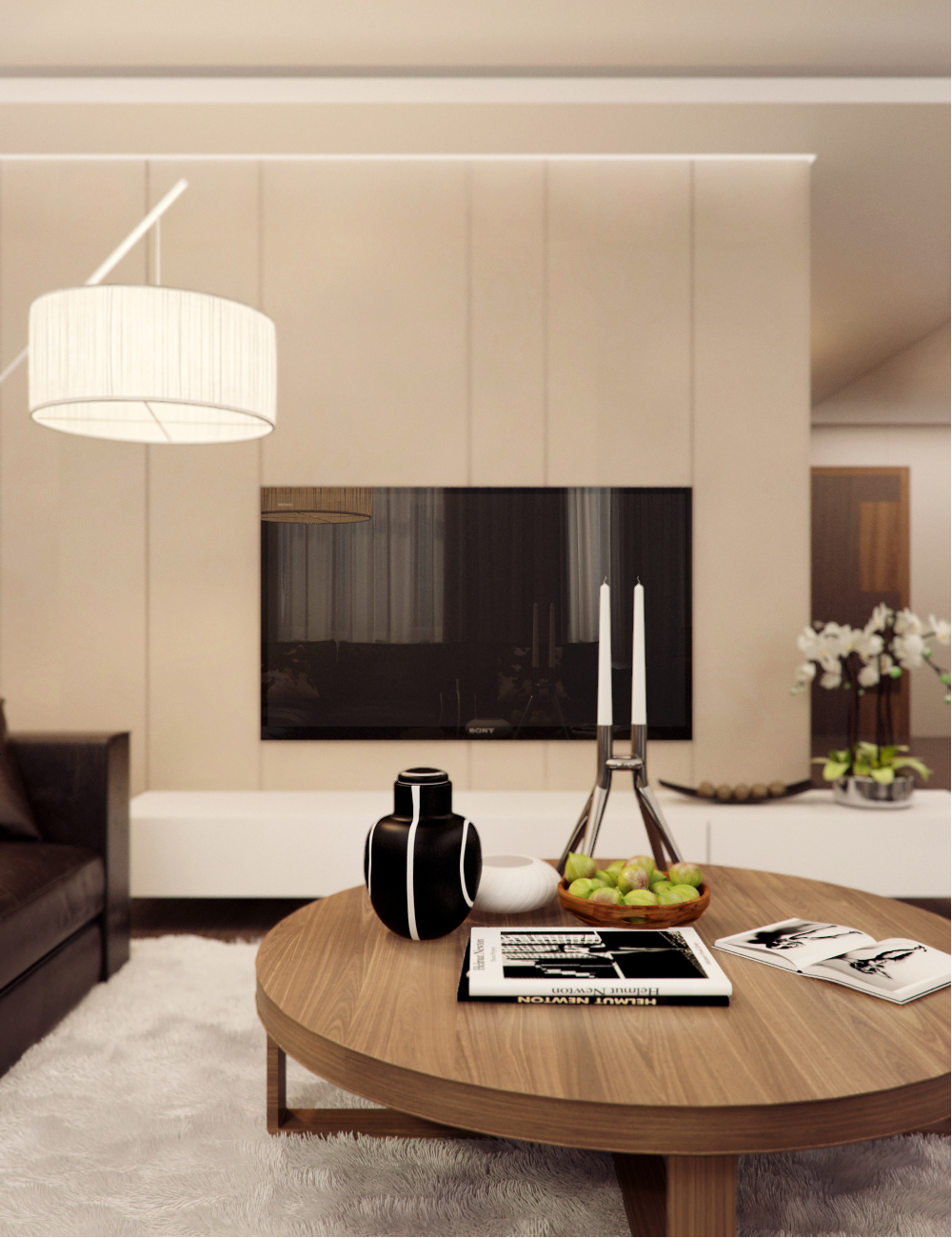 The interior of the apartment 140 m  in residential complex dominion Alexandra Fedorova-8