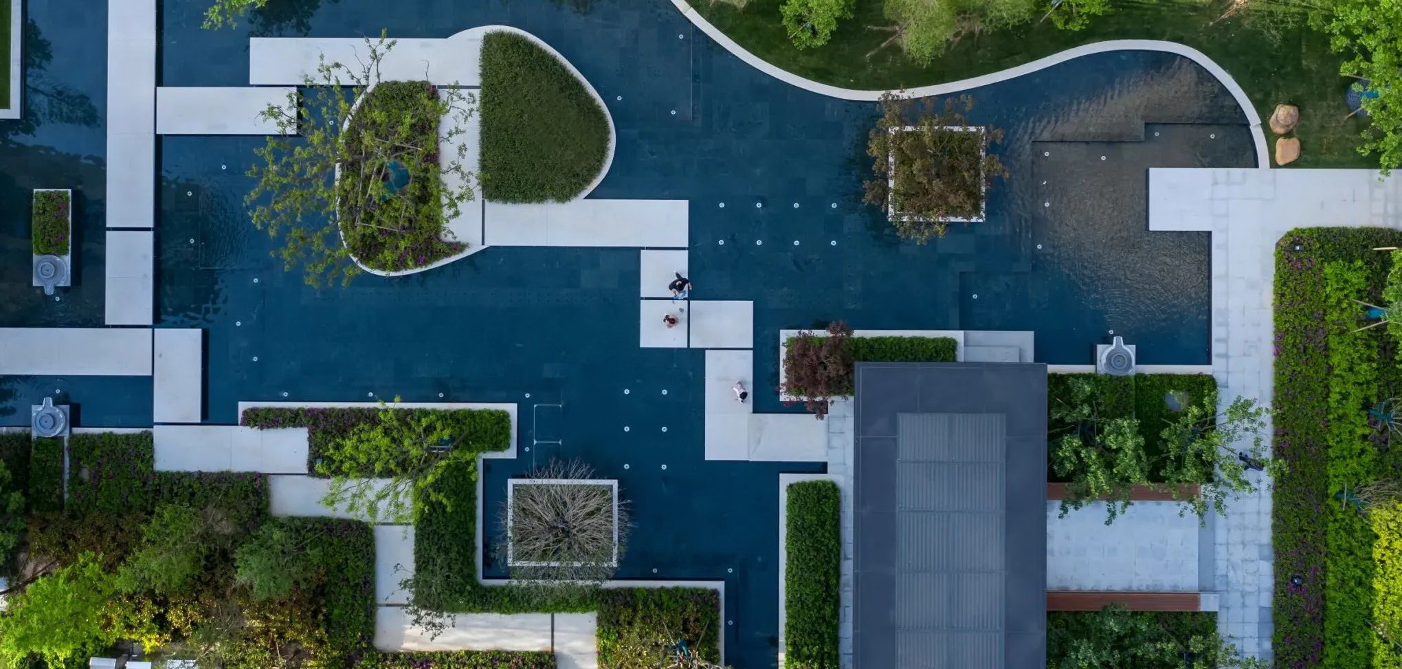 迈丘设计丨郑州永威城书香庭大区 景观设计 丨中国郑州-5