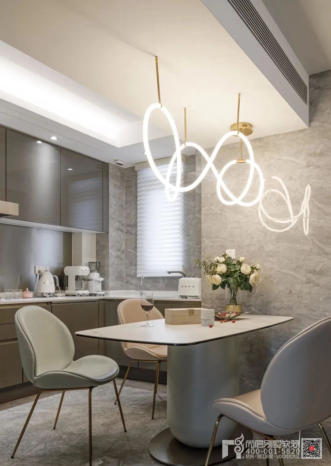 藕粉色温柔空间丨中国杭州丨杭州尚层装饰-36