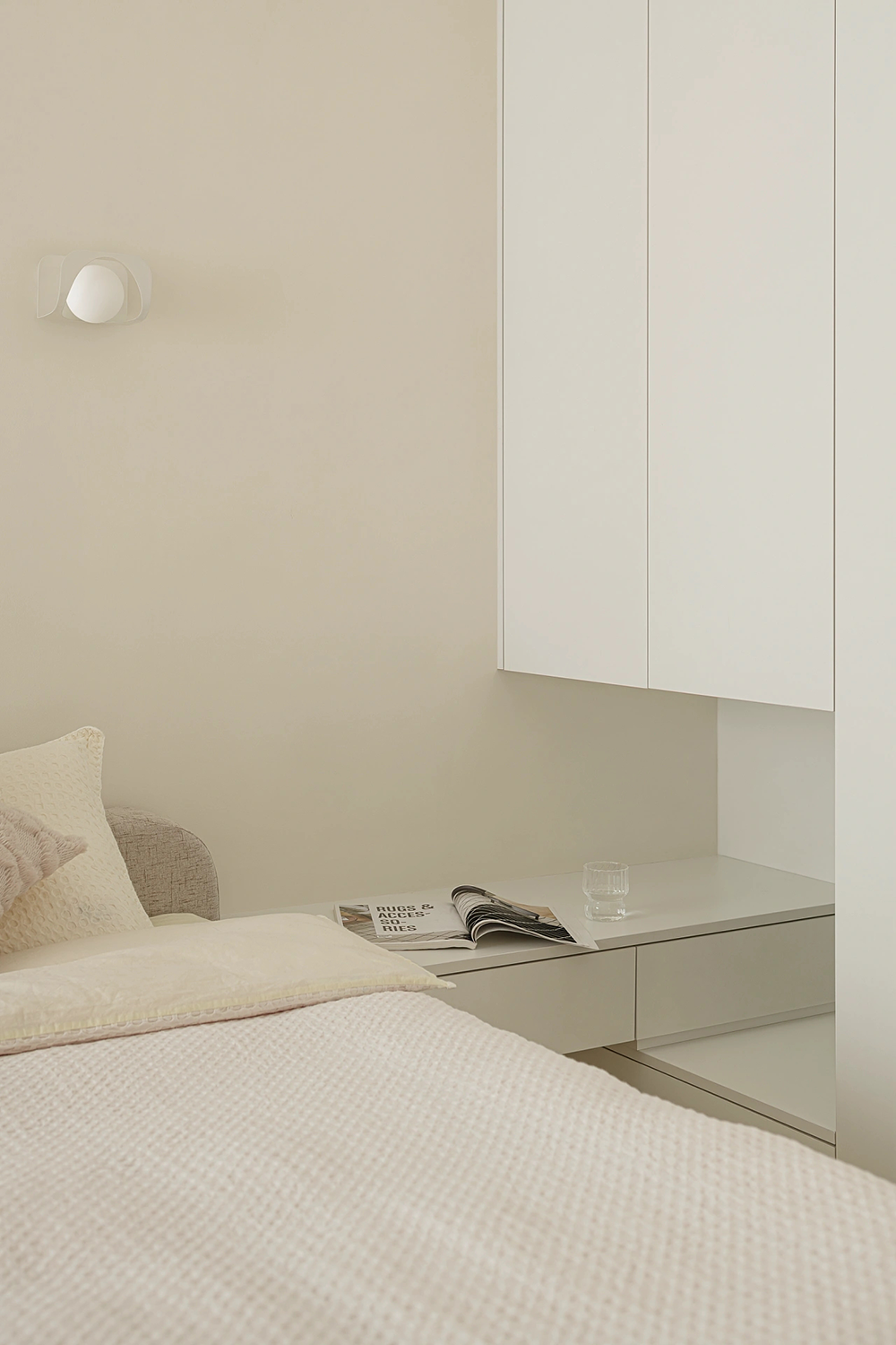 极简奶油风,多巴胺配色,治愈系的家丨無一內建筑设计,成都宏福樘设计-65