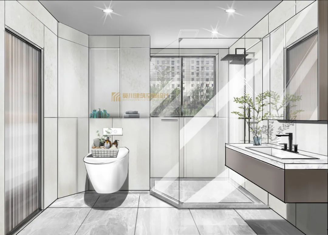 【莫川作品】擎天华庭丨108m²保留三室，横厅改主卧，家更通透！-143