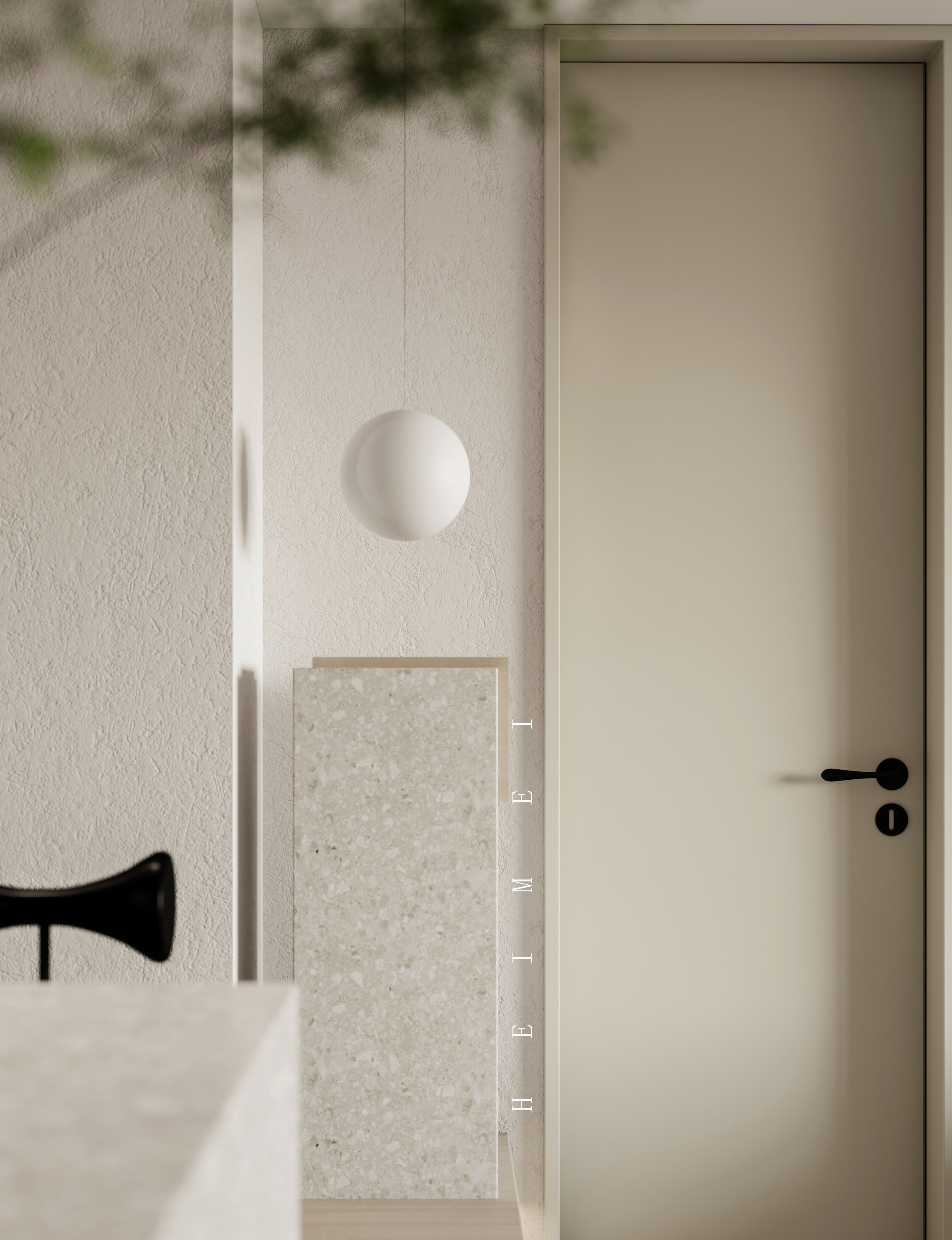 现代简约平层设计丨中国扬州丨扬州黑莓效果图-6