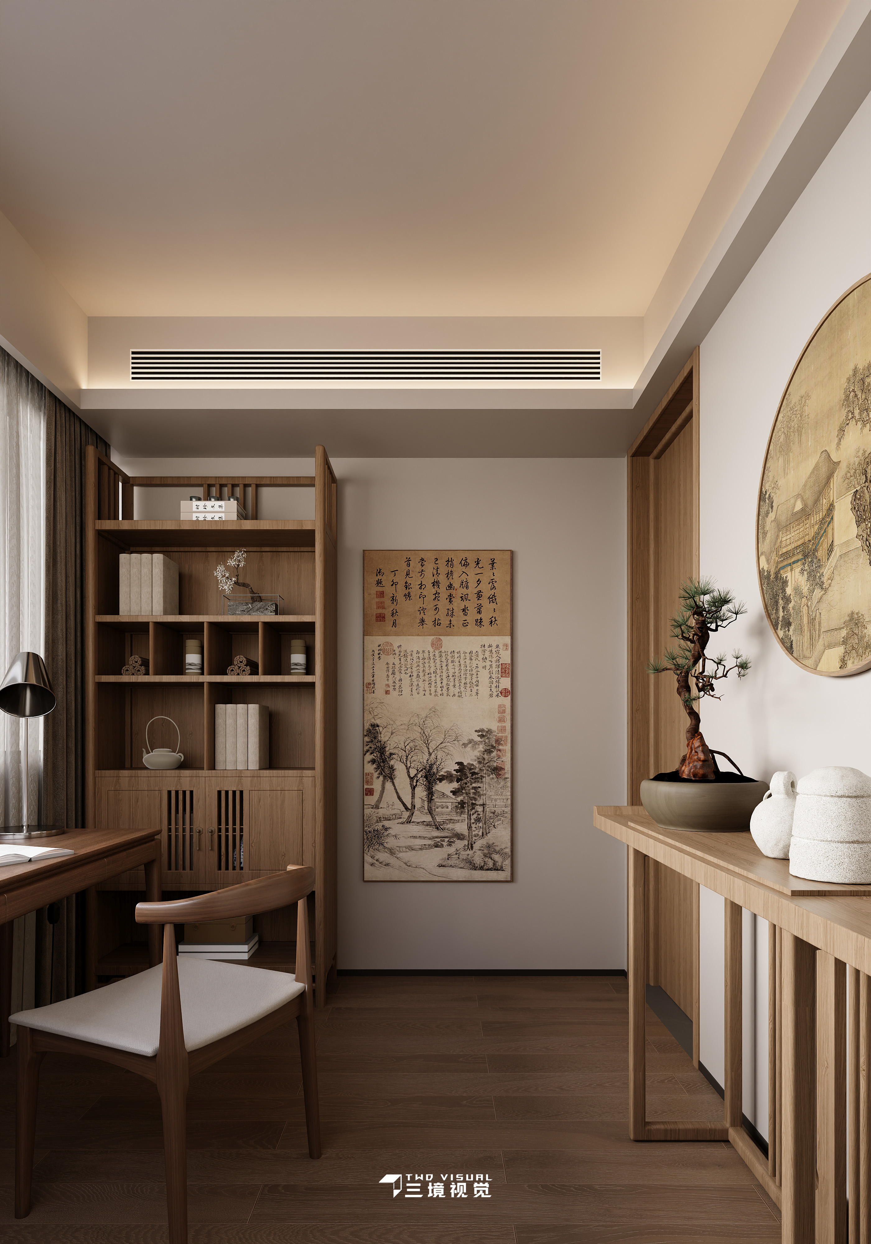 住宅-宋式美学小户型设计-13