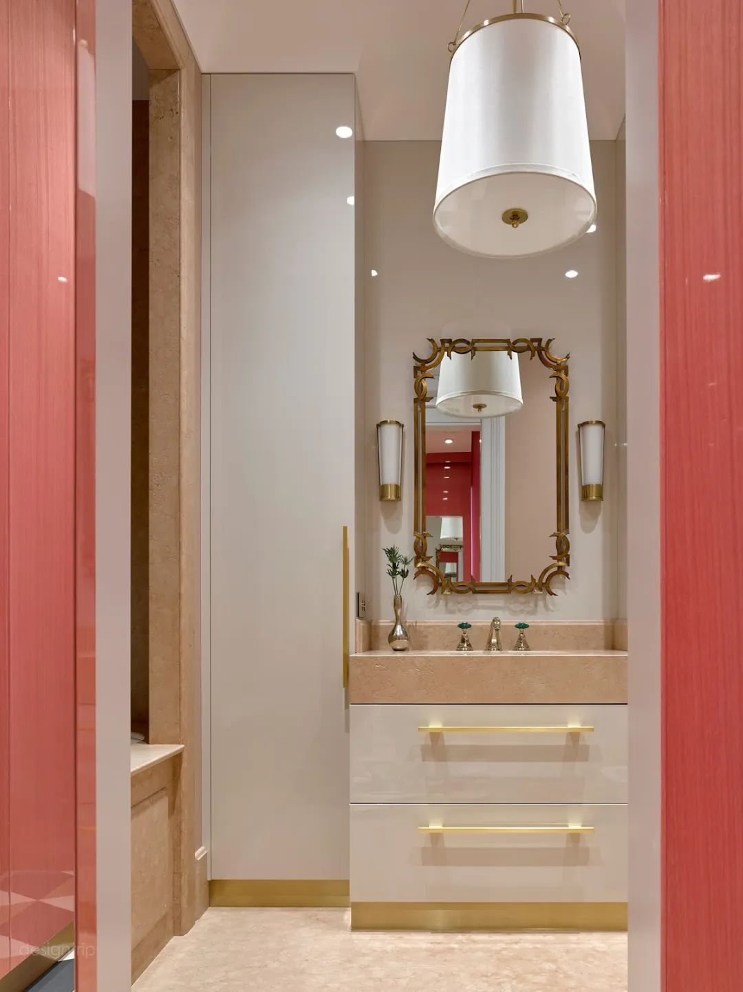 俄罗斯轻奢法式公寓设计丨俄罗斯莫斯科丨Katerina Lashmanova 设计工作室-73