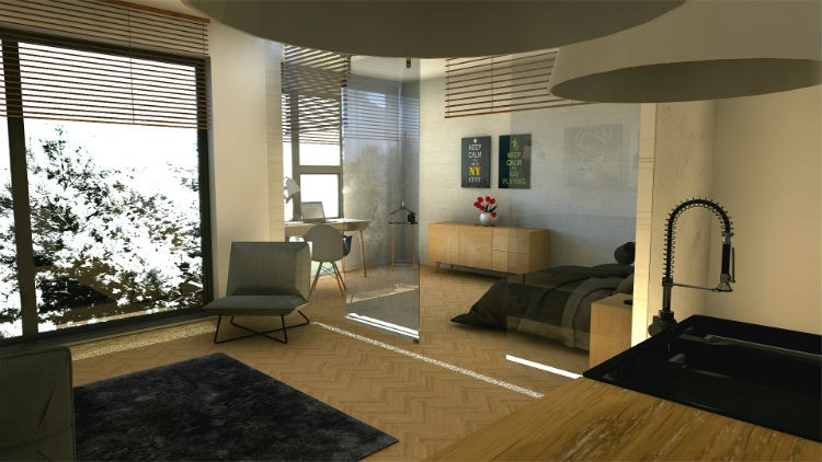 46㎡单身公寓室内设计方案-18