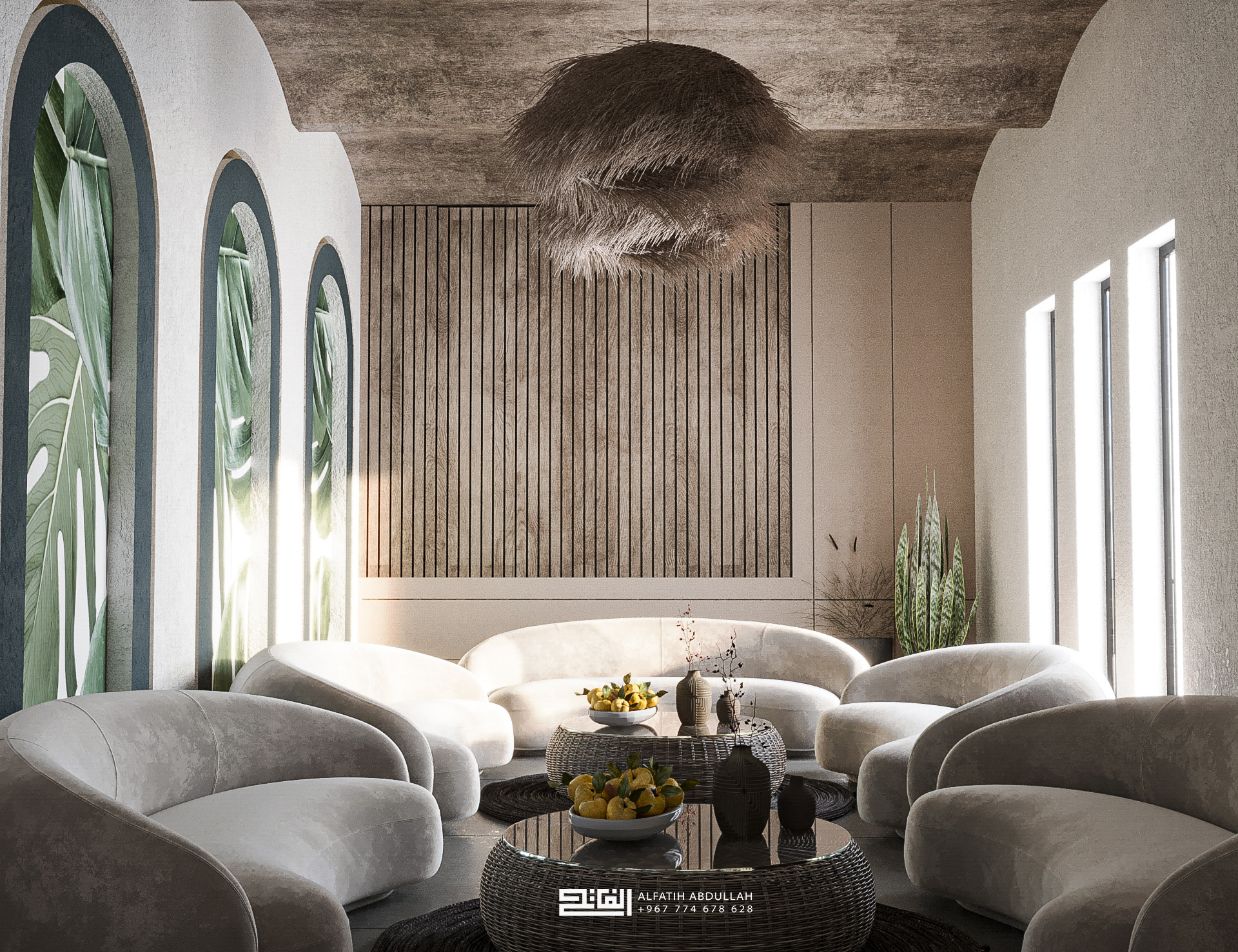 Suhail 酒店餐厅和接待处设计丨也门-9