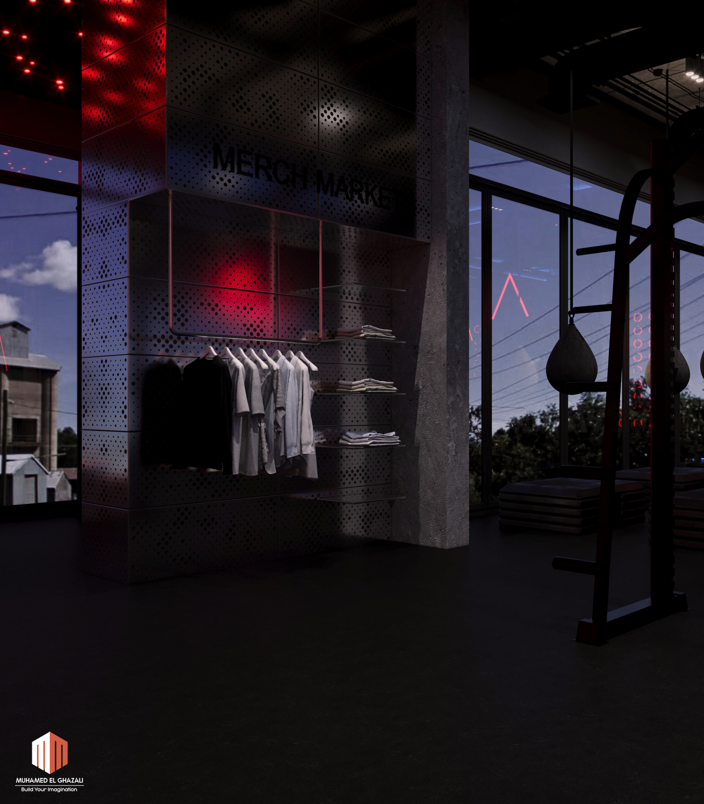 健身房设计丨卡塔尔-30