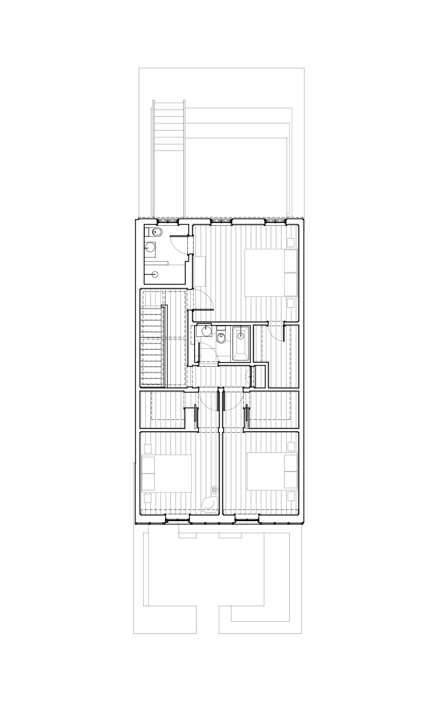 木棍屋，砖头花园丨美国纽约丨Abruzzo Bodziak Architects-57