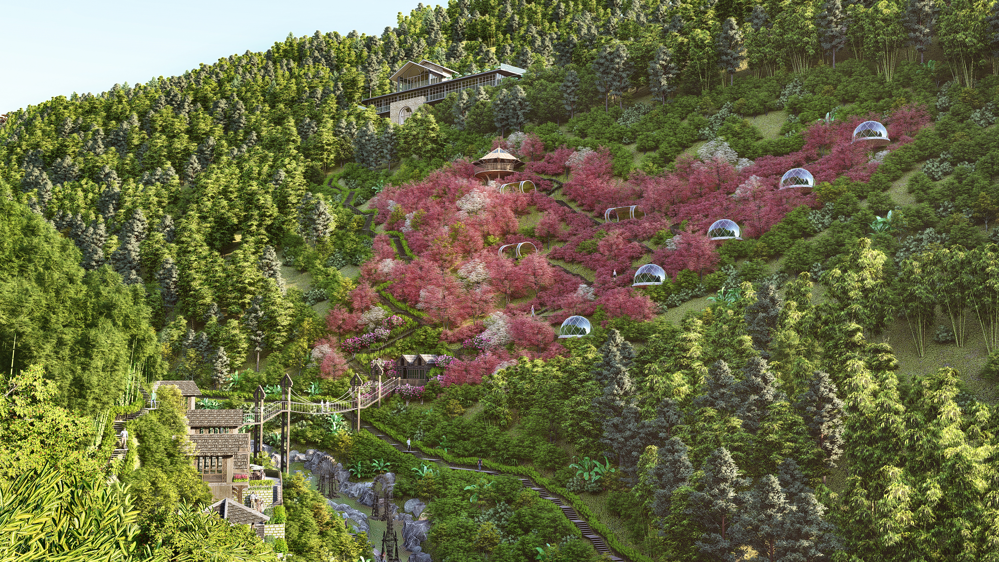 Flower Stream Landscape Design-1