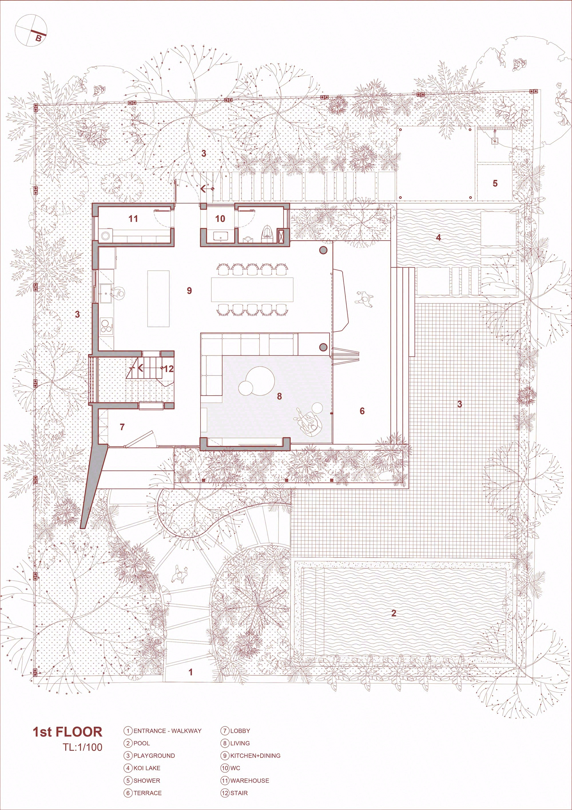 安沛别墅丨越南河内丨PAK Architects-15