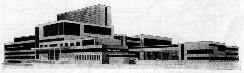 苏联国立列宁图书馆新楼设计丨俄罗斯莫斯科丨维斯宁兄弟,A.V.舒塞夫,V.A.舒科等-35