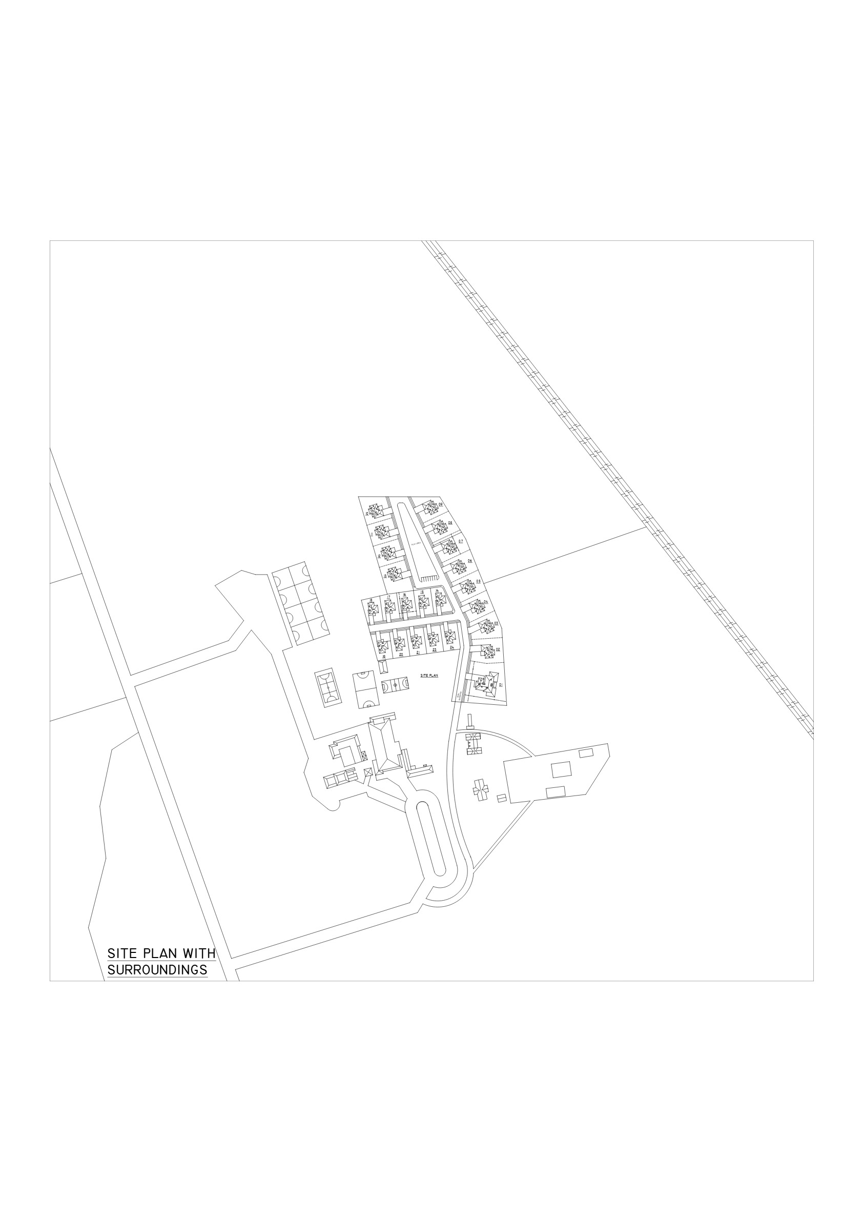Housing Community Site Plan-2