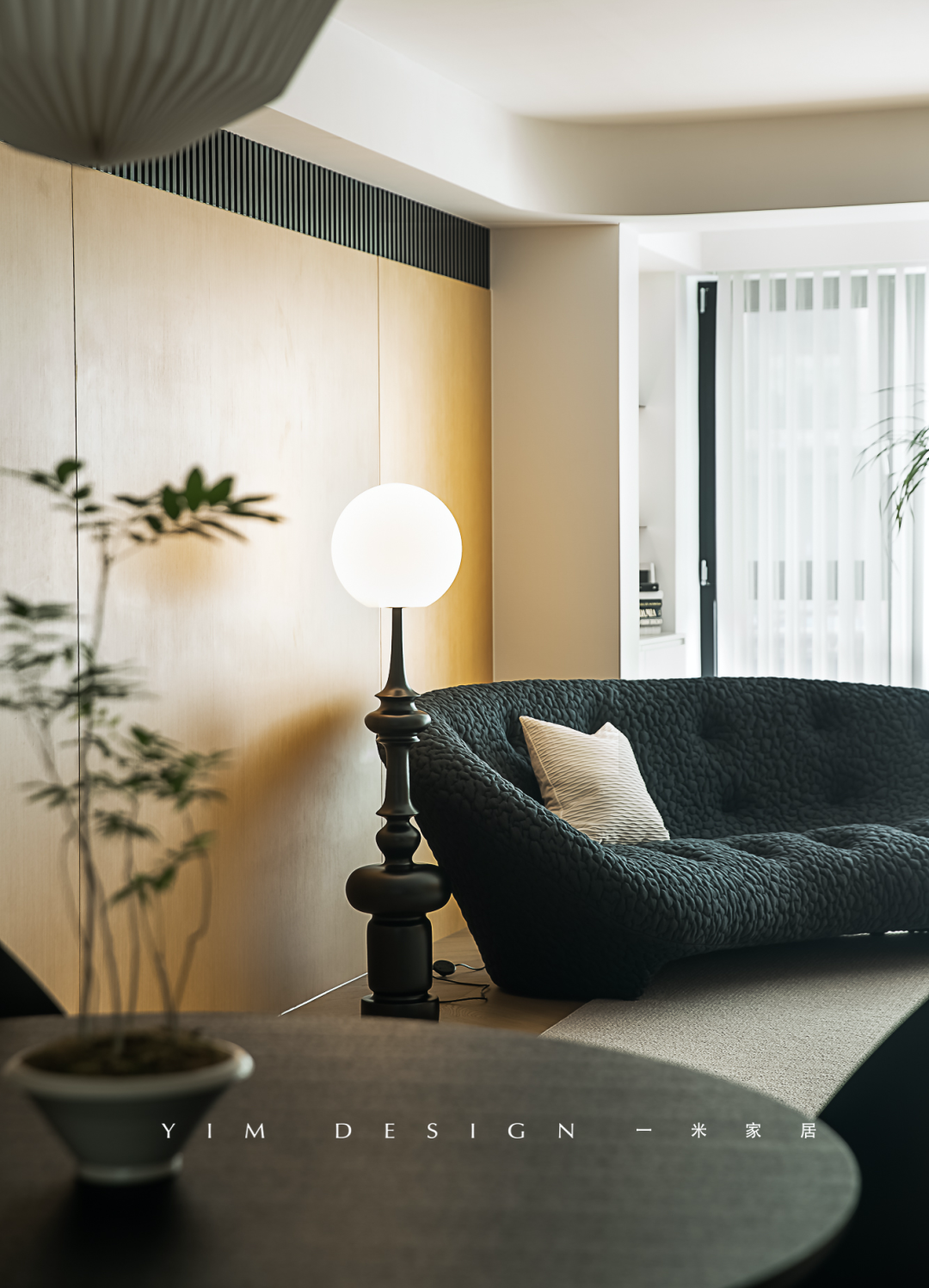 纯白与木色交融的现代质感空间·淳光丨YIM DESIGN-1