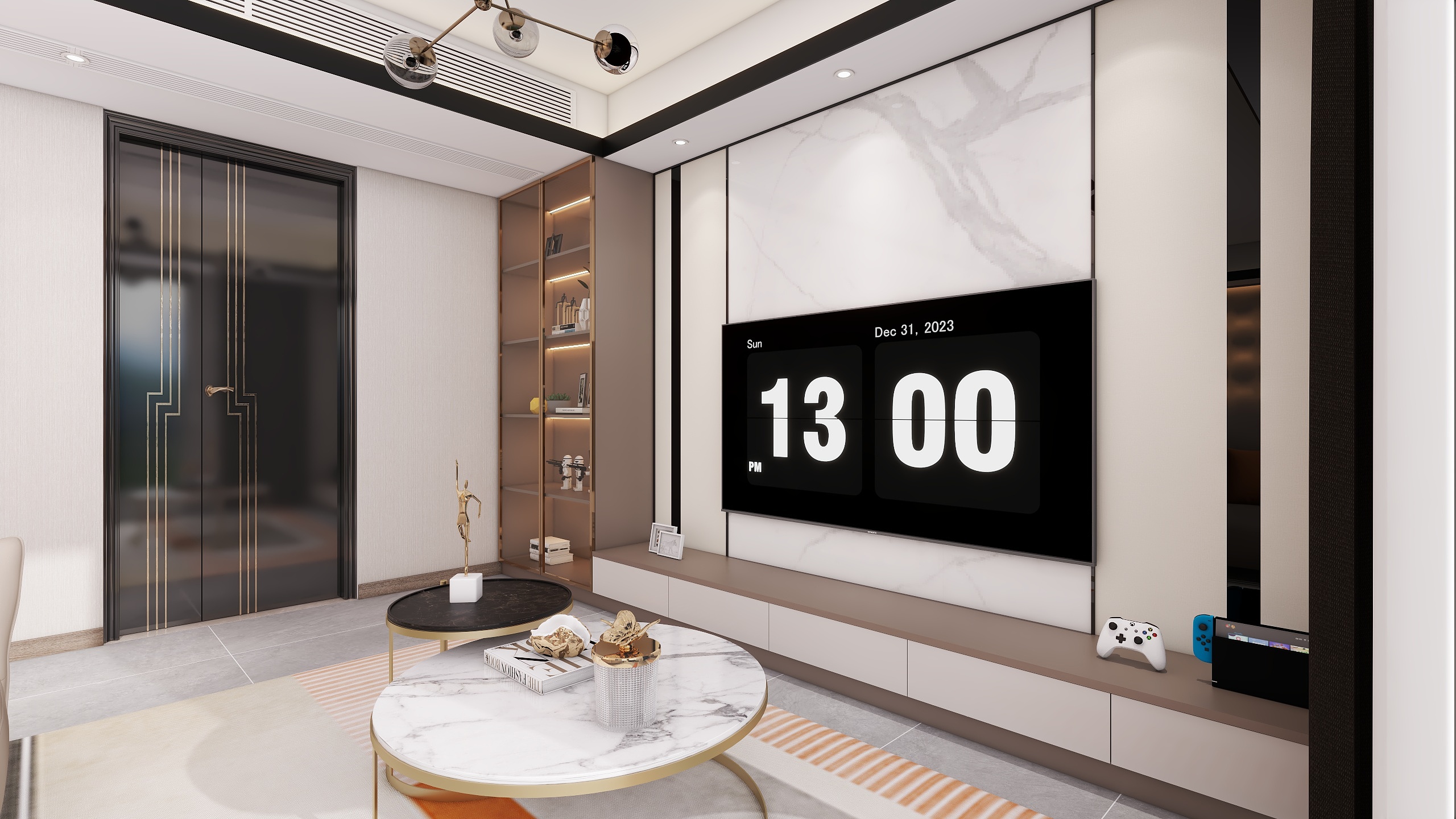 四川成都龙光天瀛（117平方现代简约四居室）-6