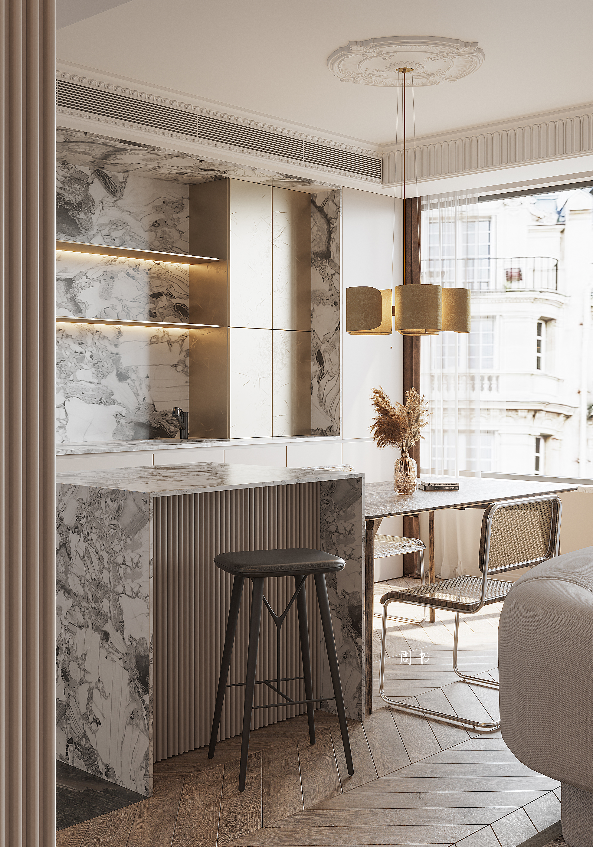 CR5 设计师打造 pscc 项目，现代风格室内设计惊艳亮相-18