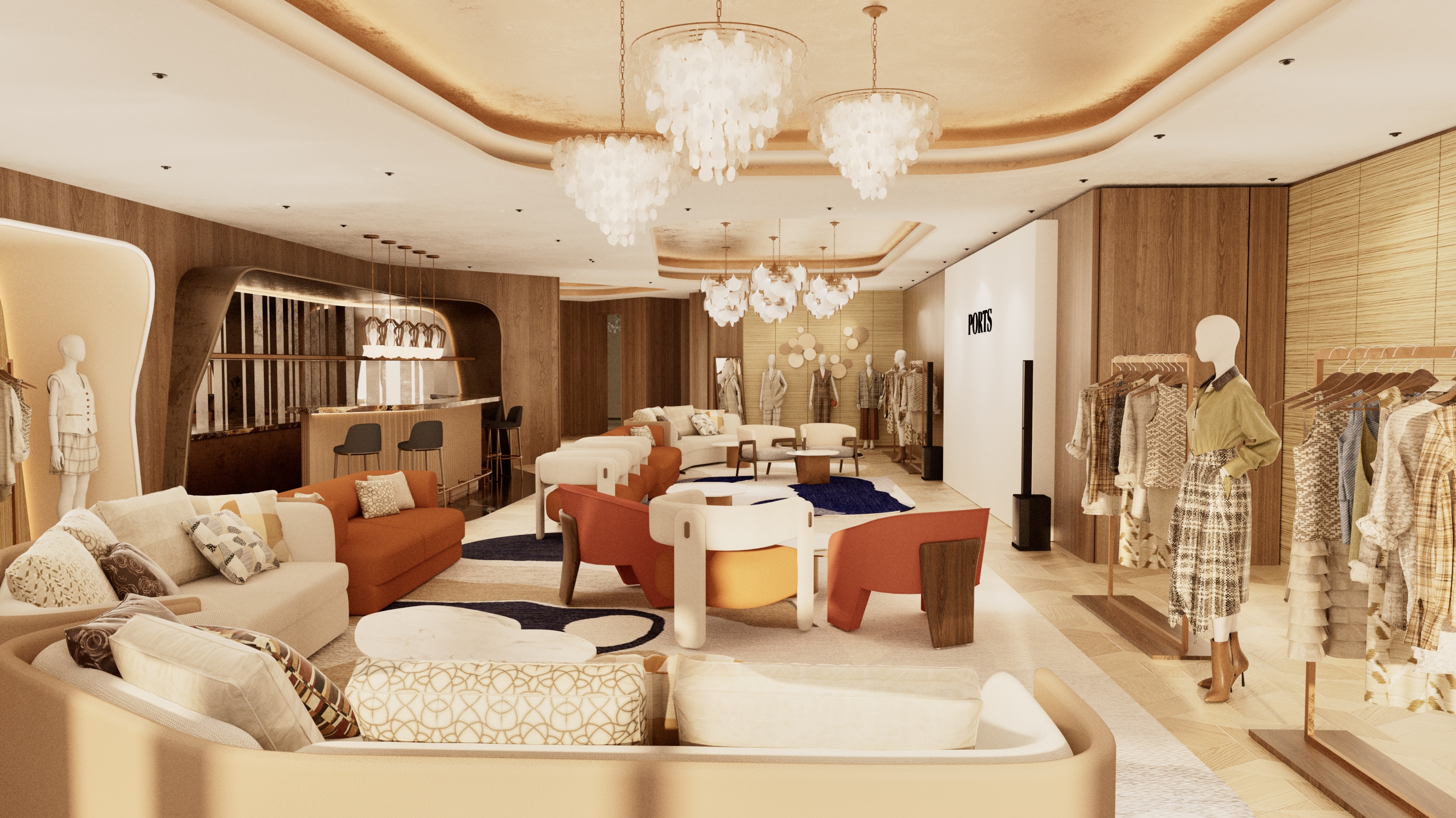 宝姿PORTS VIP预览 活动空间设计-12