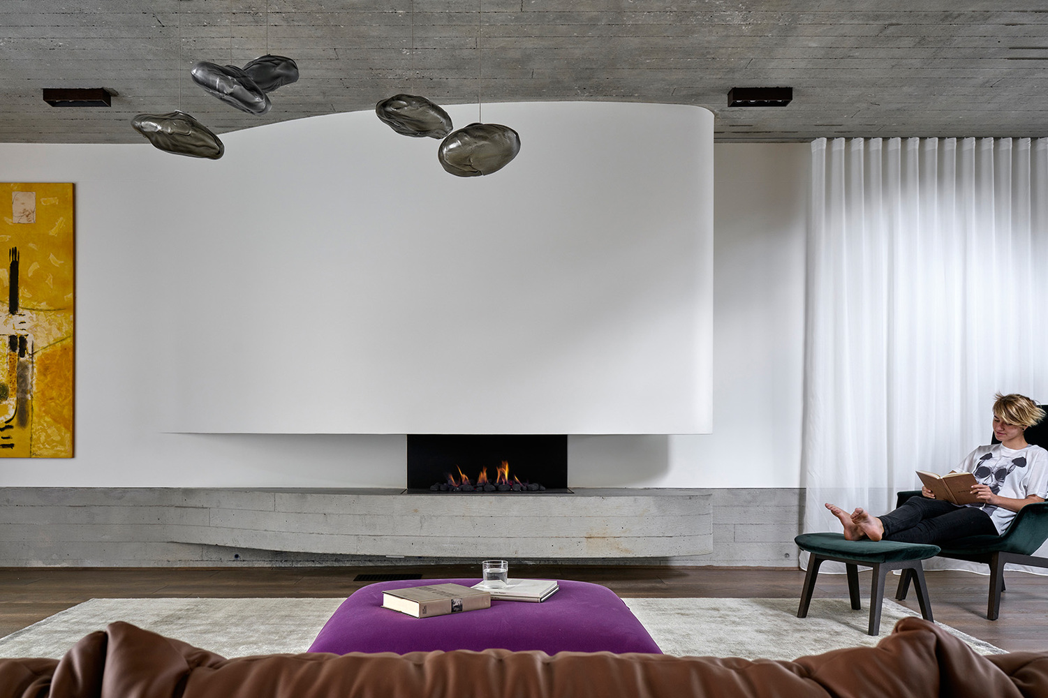 岩石与书的共生,悉尼港边的六度分隔度住宅(The Books House)-39