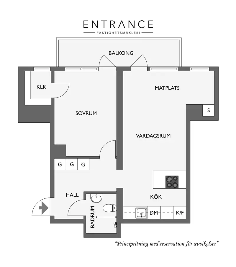 哥德堡一室一厅开放式厨房公寓设计-23