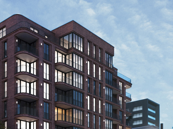 公寓建筑可视化丨英国格拉斯哥-5