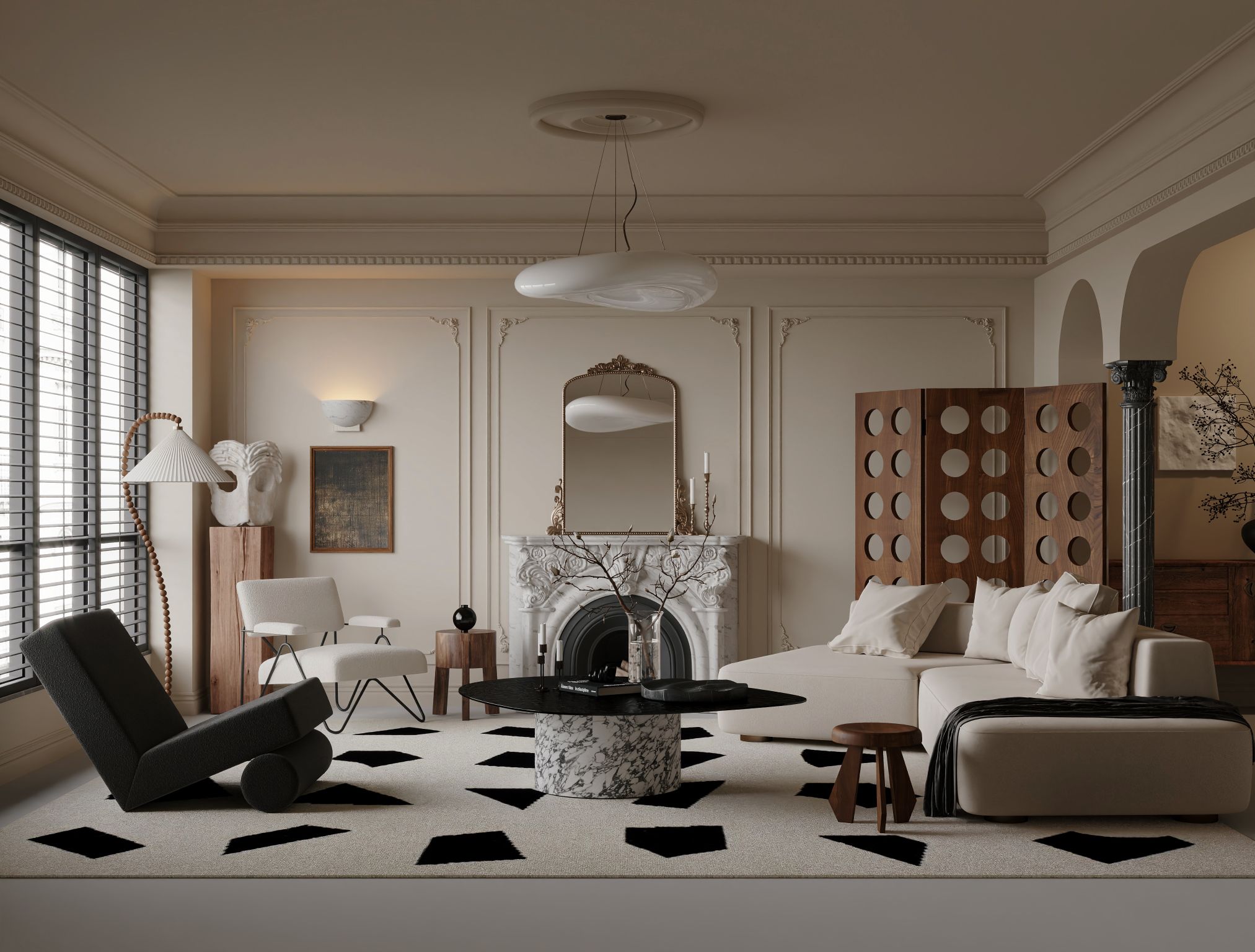 法式复古风平层-3