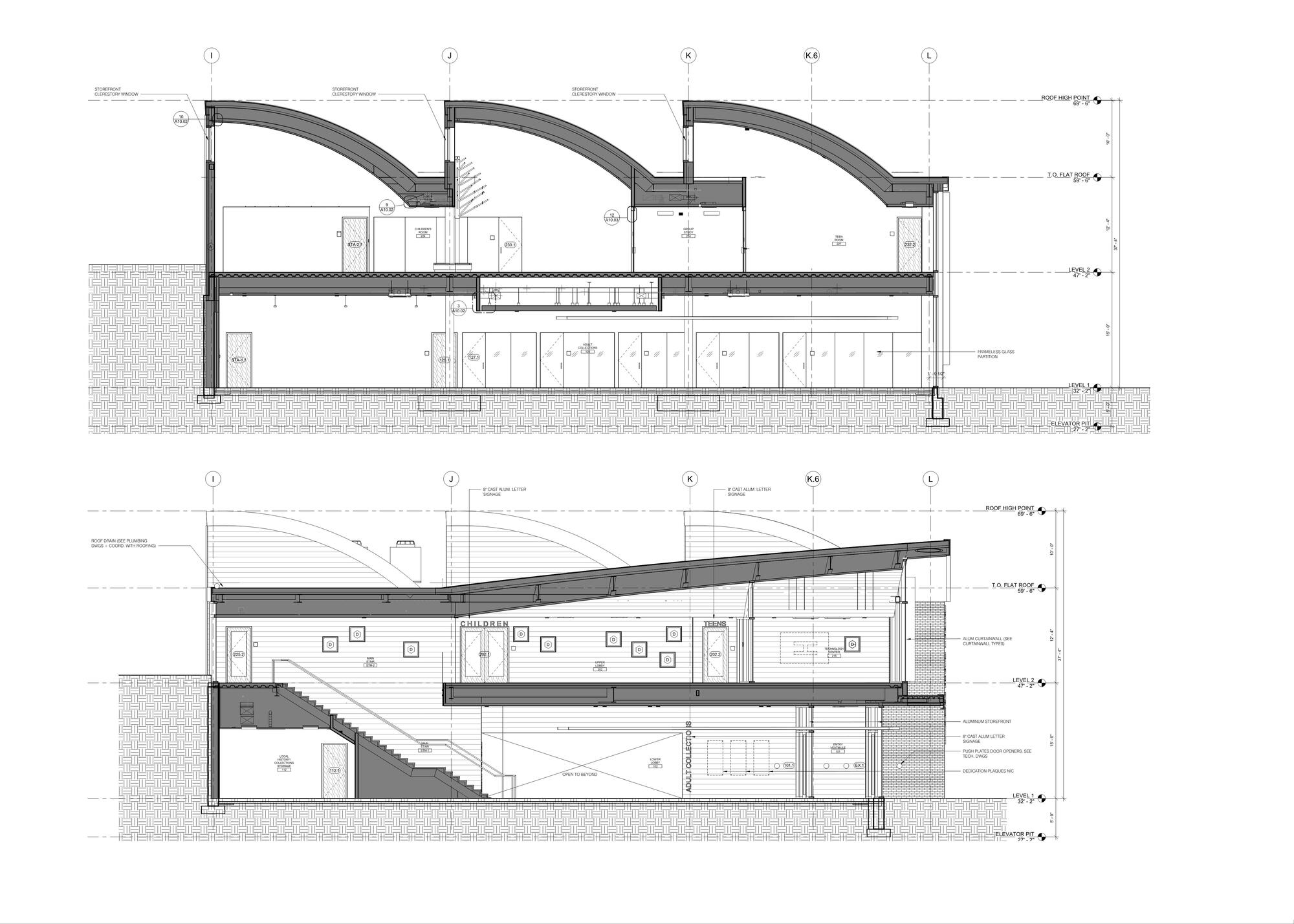 Charlotte & William Bloomberg Medford Public Library / Schwartz/Silver Architects-63