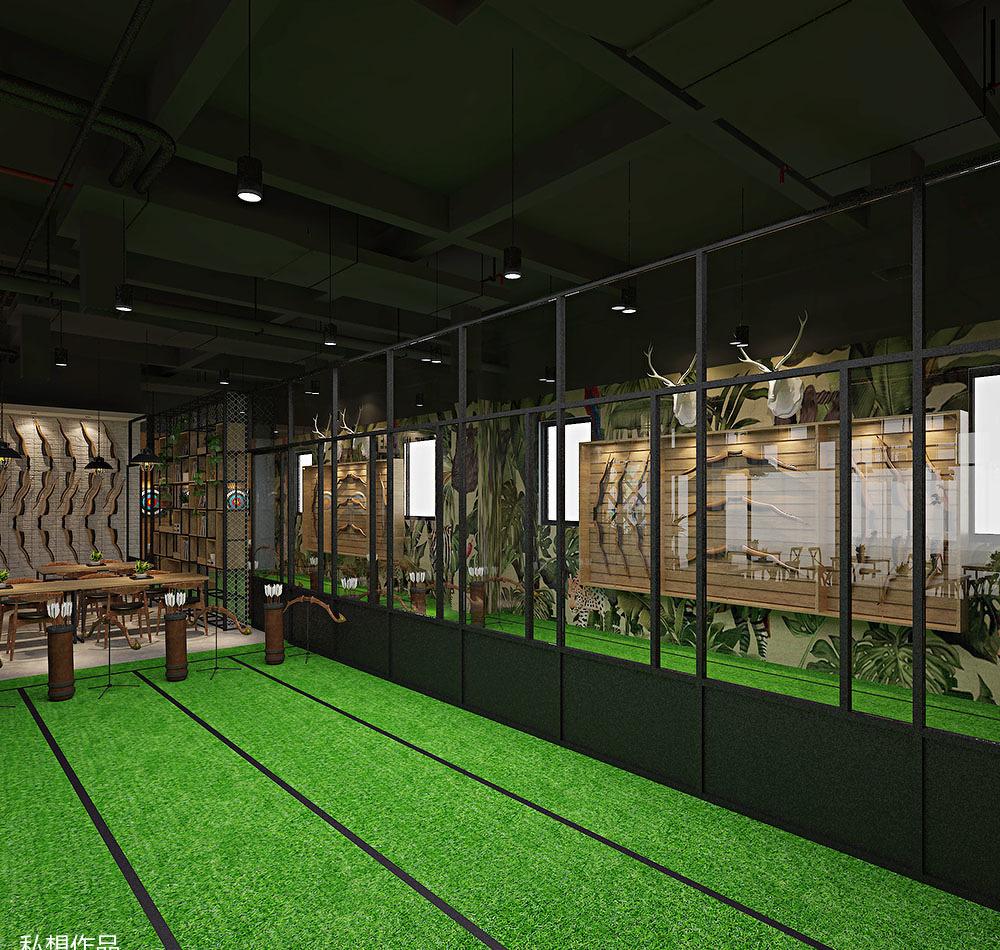 LOFT风格的射箭馆-11