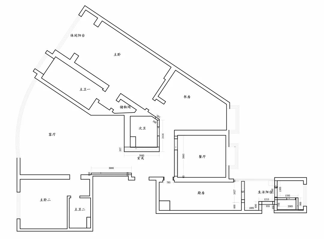 世茂滨江新城新中式养老房丨铭望装饰-10