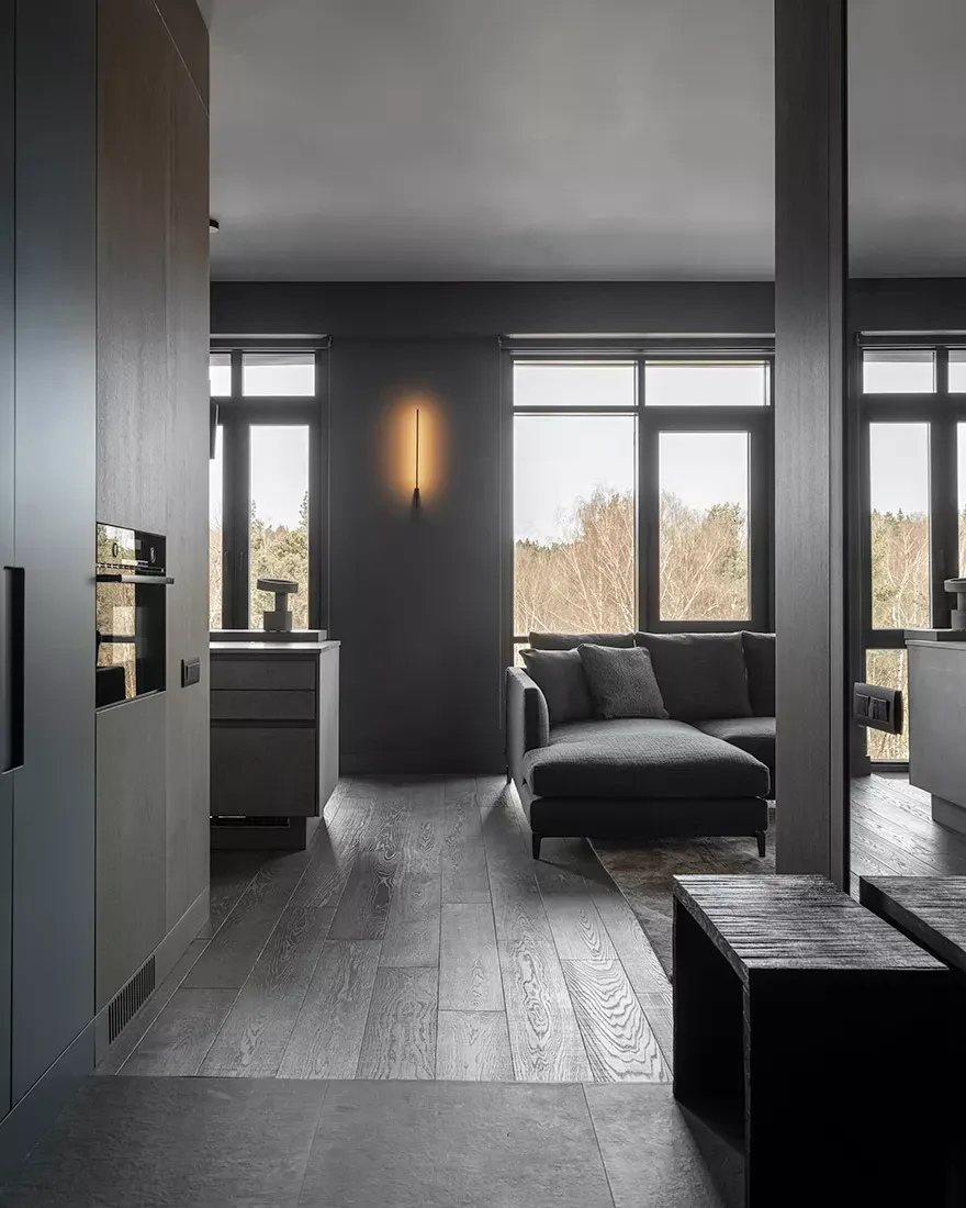 90平米自然色彩公寓设计-16