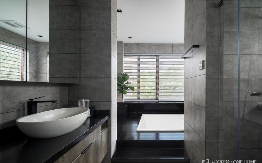 广州御溪谷 350m²别墅,演绎简约中性色的美学空间-83