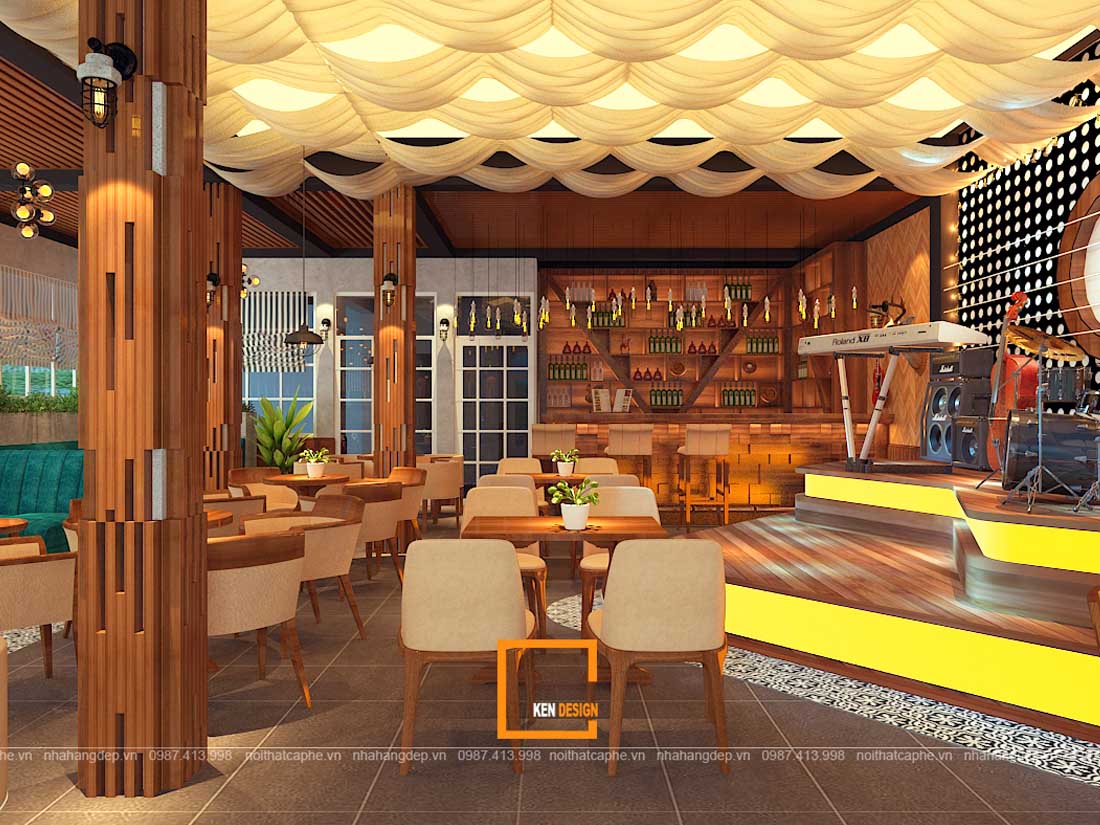 Sơn Tây 阮先生茶室卡拉 OK 设计项目丨越南河内丨Kendesign-8