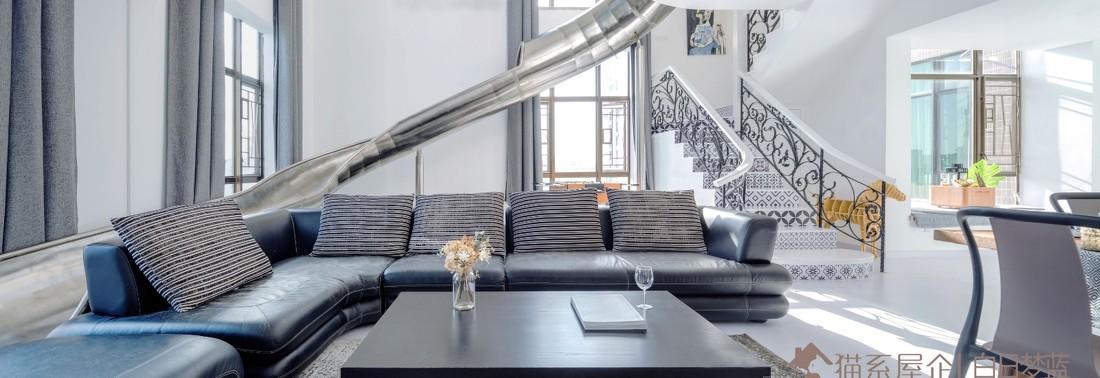 城市中心复式“游乐场” | 亲子空间设计与改造-11