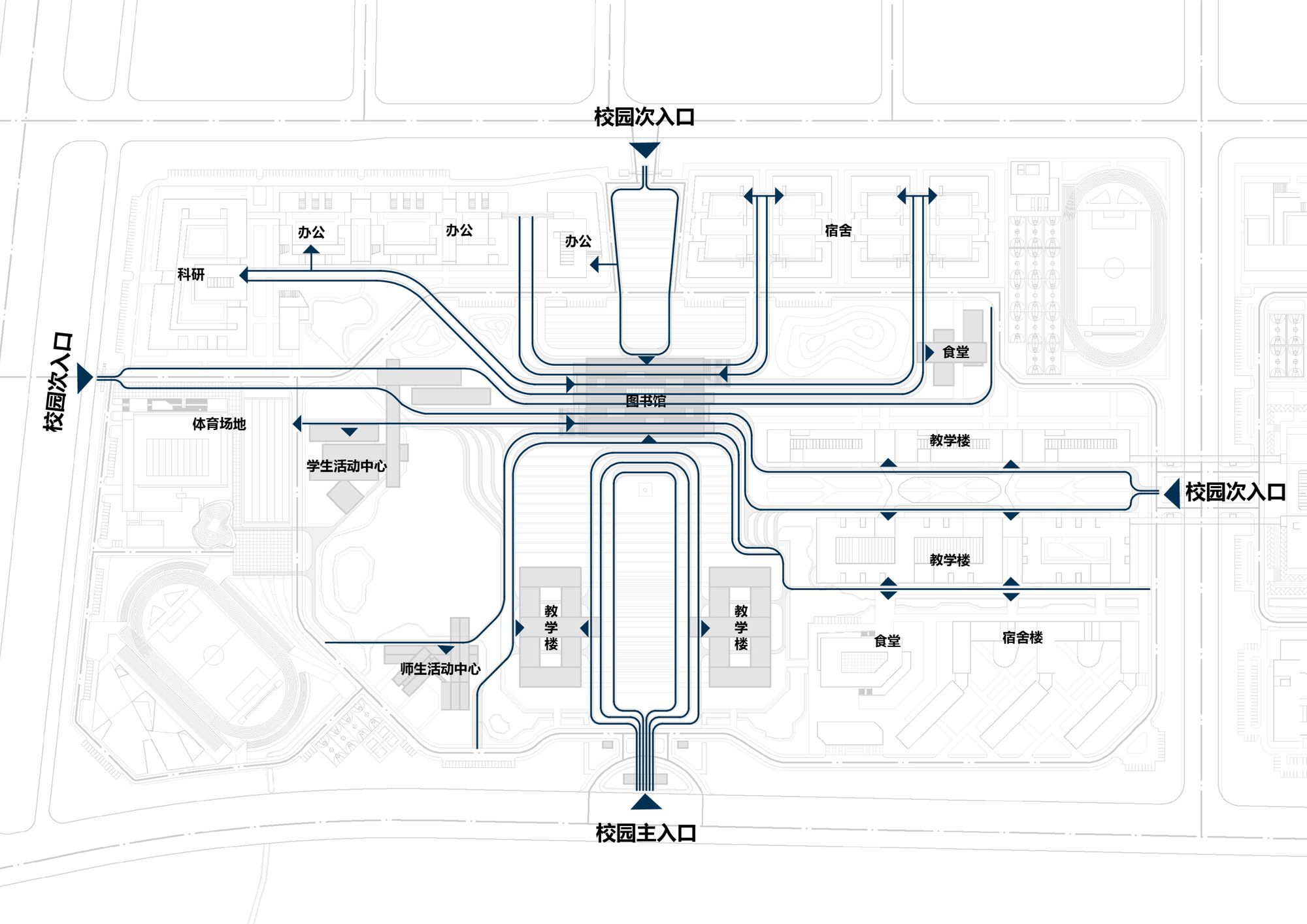 LIBRARY AND SCHOOL GATE OF CAUC | TJAD ORIGINAL DESIGN STUDIO - ARCH2O-30