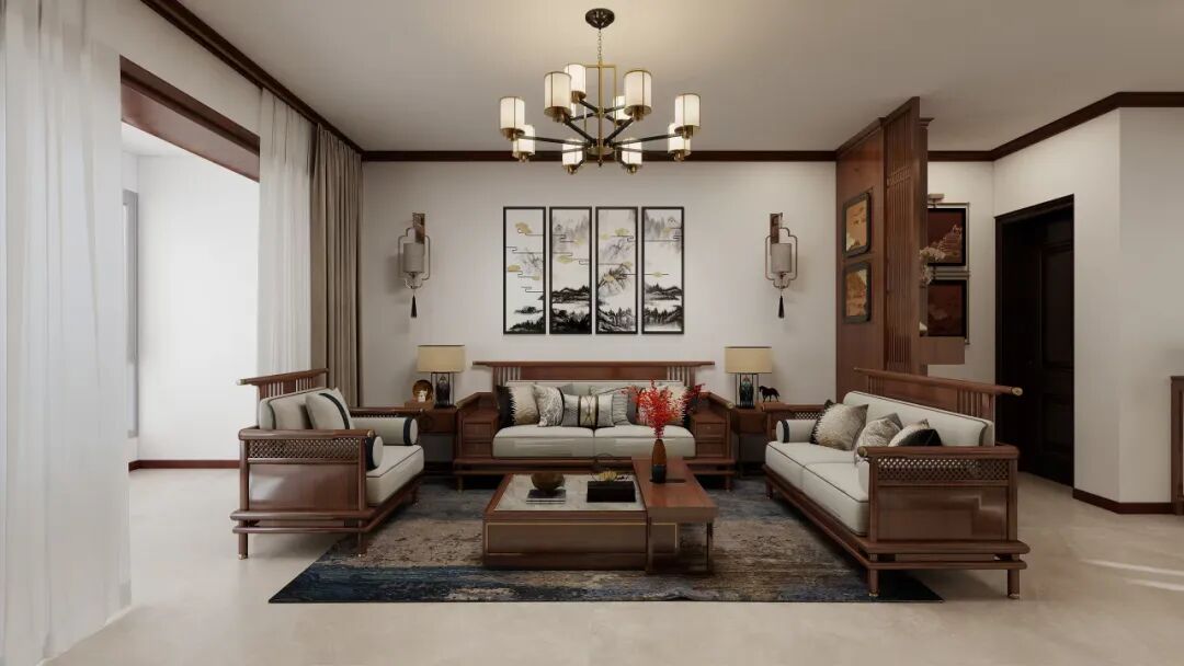 冶金小区|140㎡三居室新中式案例-26