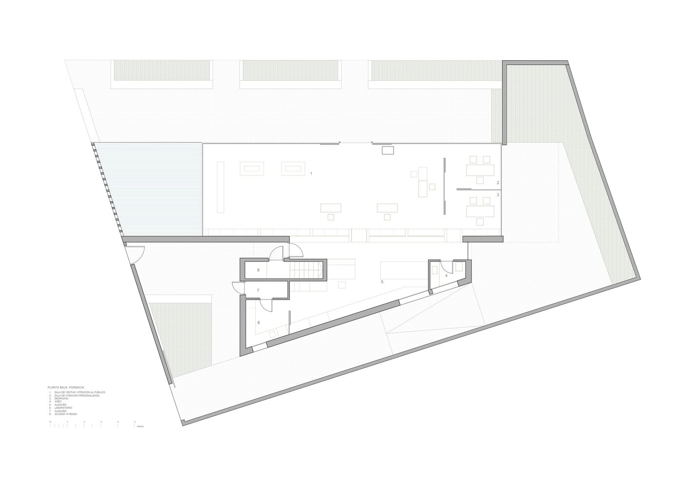 西班牙小城镇药房与住宅的清新改造丨O·CO arquitectos-43