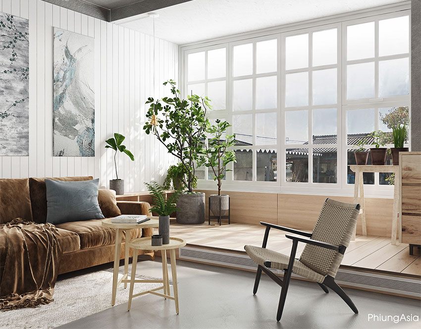 室内日光阳台！——日本自然系木质小公寓  NGO DESIGN-7