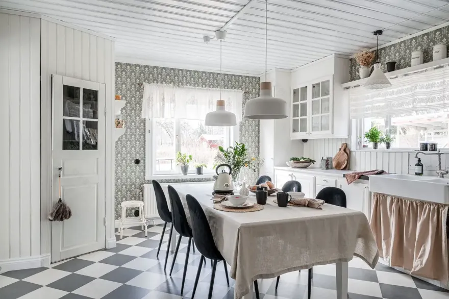 瑞典 19 世纪学校改造的田园之家-7