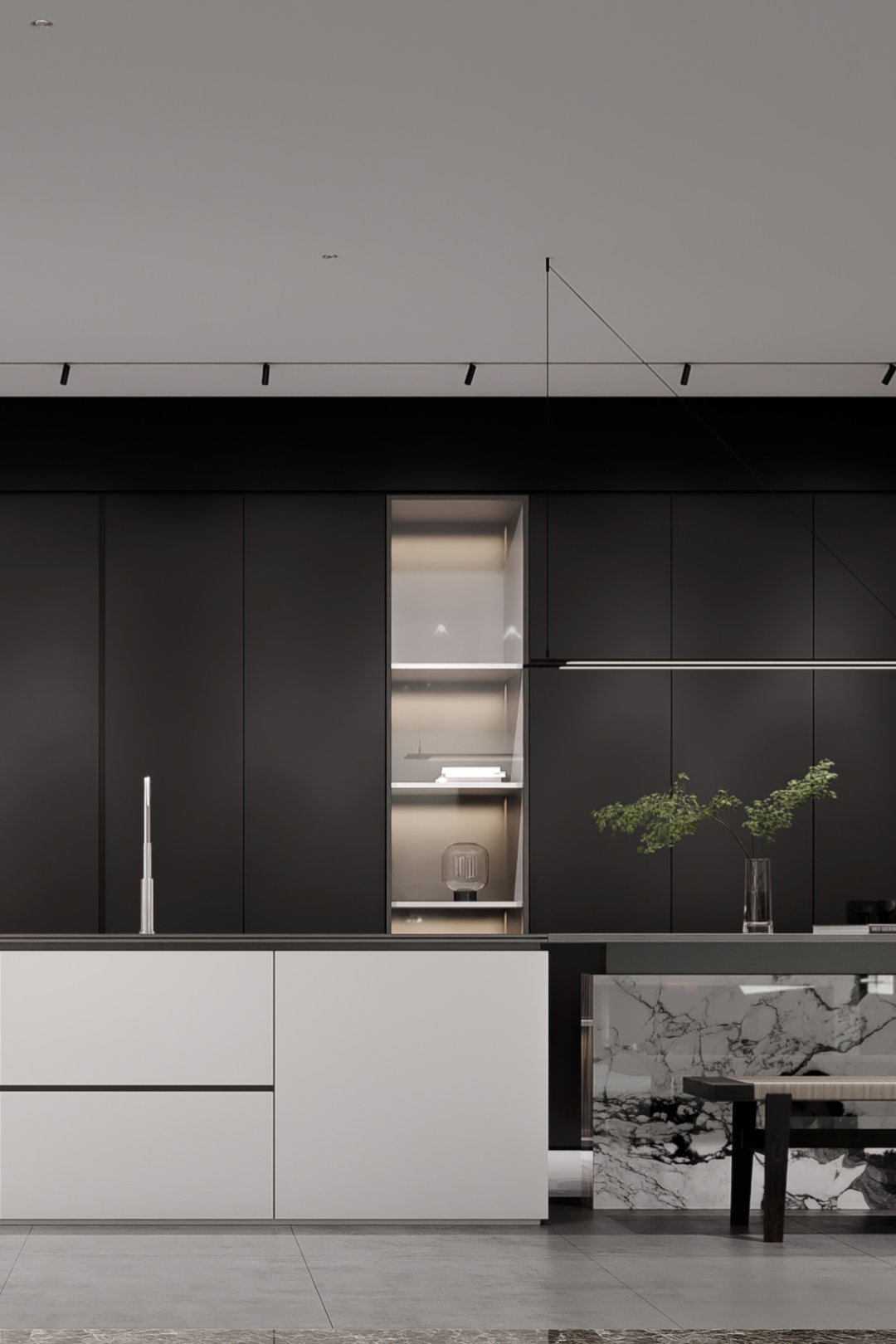 卡利亚高端不锈钢橱柜展厅丨周笙笙全案设计工作室-9